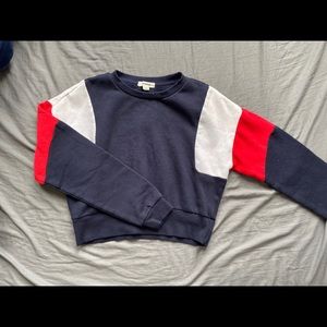 Garage pull over sweater